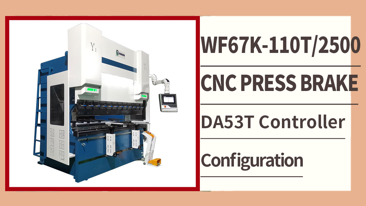 RONGWIN ขอแนะนำการตั้งค่าปั๊มเซอร์โว WF67K-C 110T2500 DA53T สำหรับเครื่องดัดโลหะ CNC